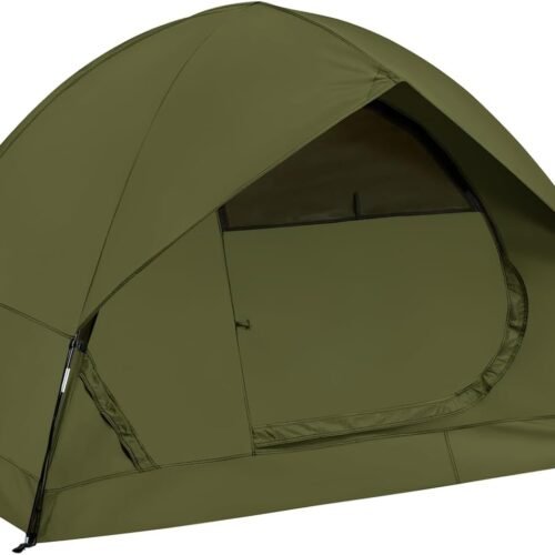 2-4 Person 4-Season Tent, Waterproof, with Rainfly, for Hiking, Backpacking, Festivals