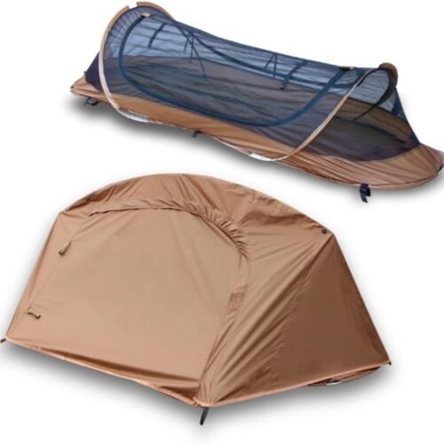 Ultralight Bivy Tent, 1 Person Pop-Up, Waterproof, Mosquito Proof, for Camping, Hiking