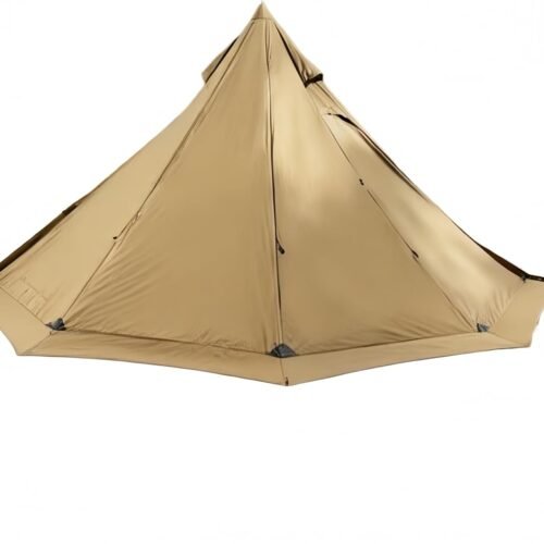 Hot Tent with Stove Jack, 4 Season, Waterproof Windproof, 1-4 People, for Camping, Hiking