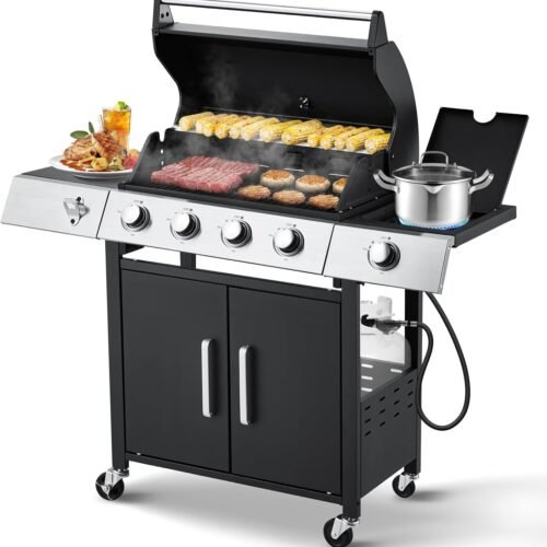 4-Burner Propane Stainless Steel Grill